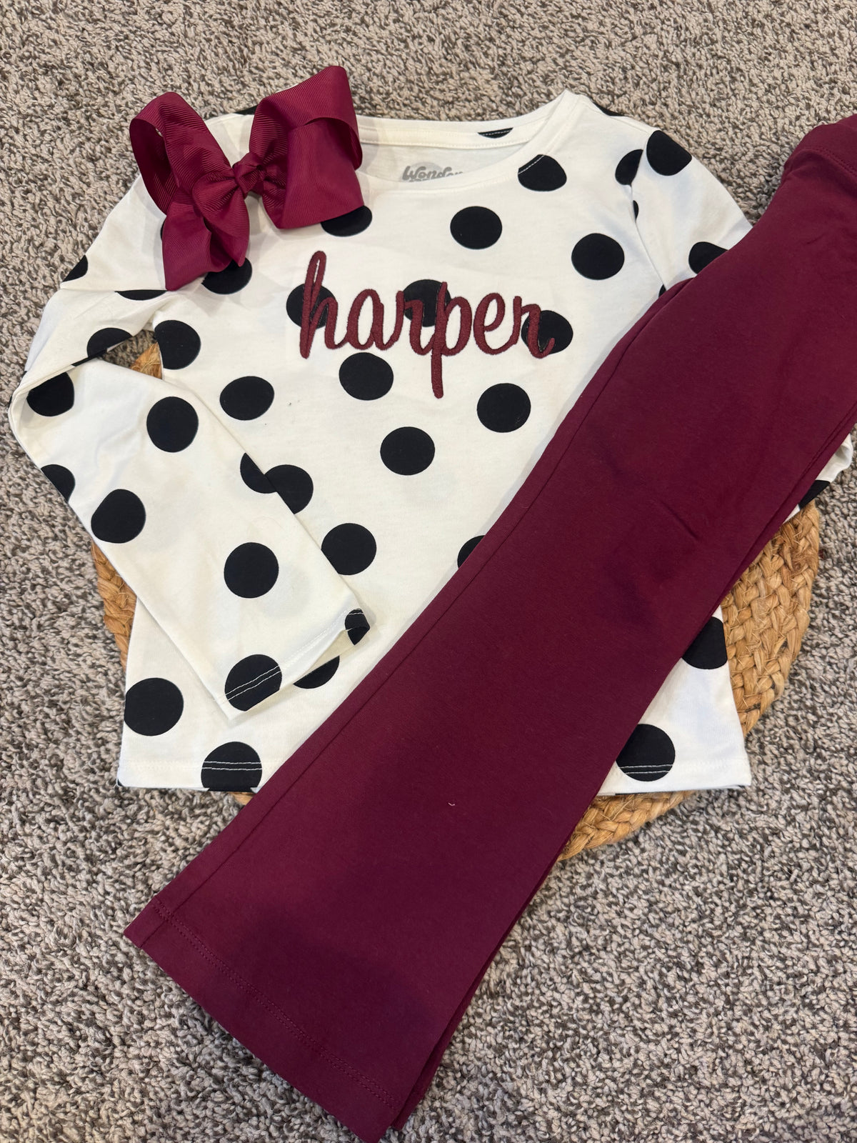 Polka Dot Flare Set